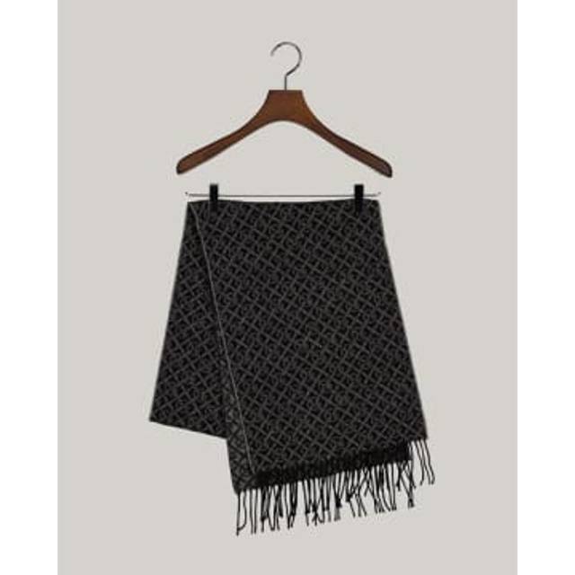 Gant - Black G Pattern Woven Scarf 9920206 005 ONE Size