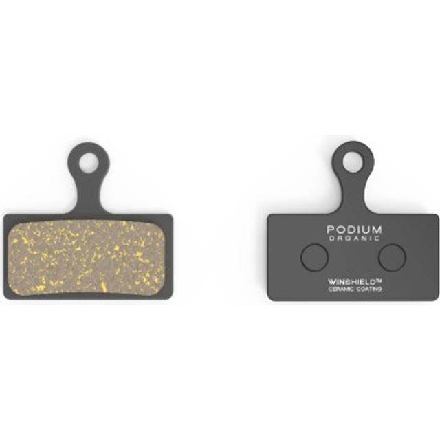 AMP Podium Shimano XT/XTR/SLX Disc Brake Pads - Metallic - Black