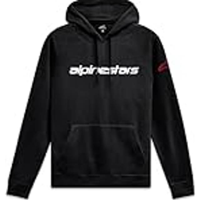 Alpinestars Linear Wordmark V3 Hoodie Svart-Vit-Röd