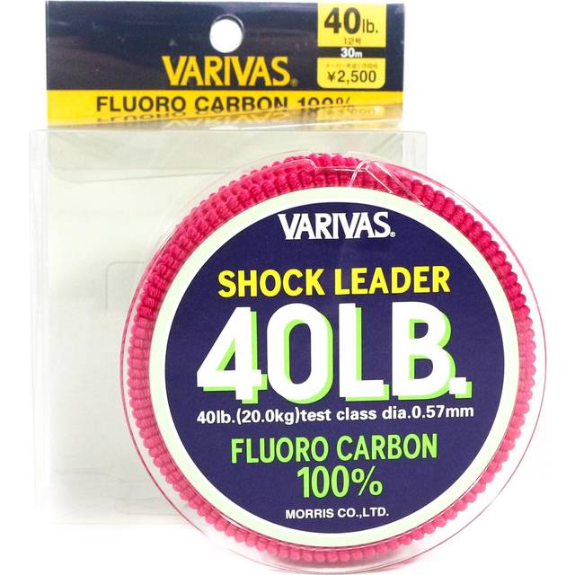 MORRIS Shock Leader Varibus Fluorocarbon 30m 12 40lb Natural No.
