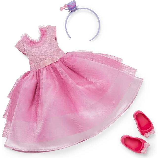 American Girl WellieWishers 14.5-inch Doll Ready to Be Royal Outfit with Teacup Headband and Ballet Flats  For Ages 4+