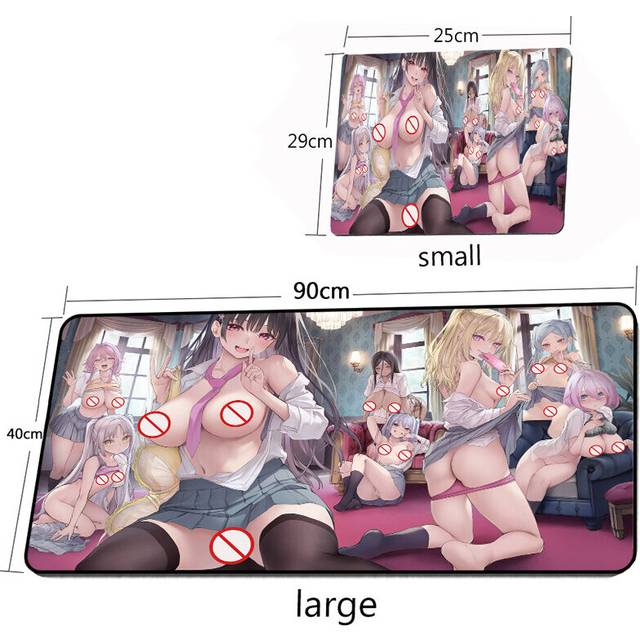 (a-2 400x800x2mm) Hentai HD Wallpaper Bathroom Topless Mouse Pad Gaming Pink Tender Mouse Mat Sexy Boys Big Desk Pad Gamer Keyboard MousePad