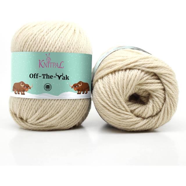 Off-The-Yak Worsted Weight Medium #4, 25% 50% 25% 3-Skein 360yds/300g