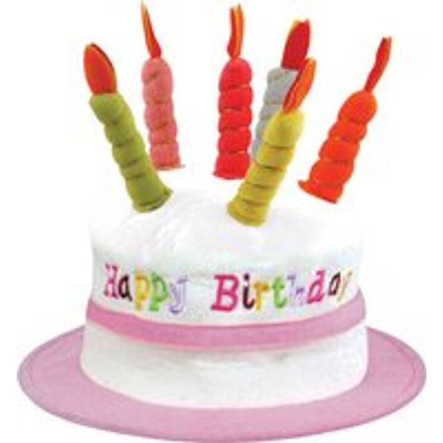 Adult Pink Birthday Cake Hat