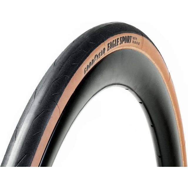 Goodyear Eagle Sport 700x32c TubeType Tan Skinwall - Brun