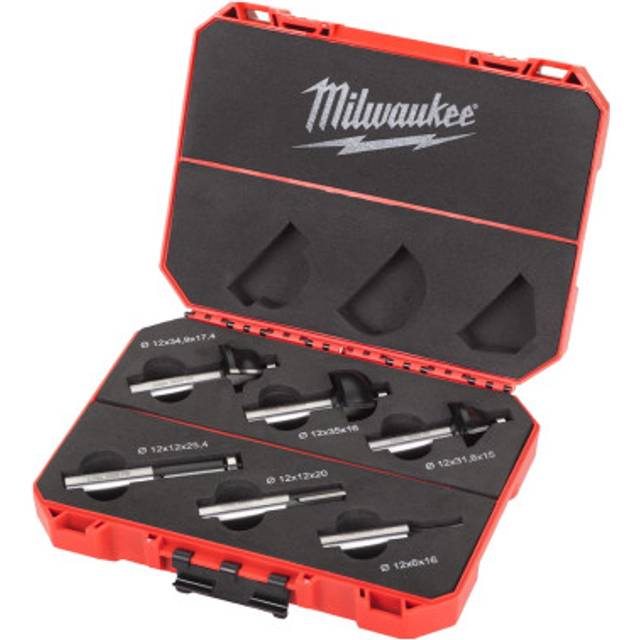 MILWAUKEE Frässtålset FRÄSSTÅL SATS 12MM 6P