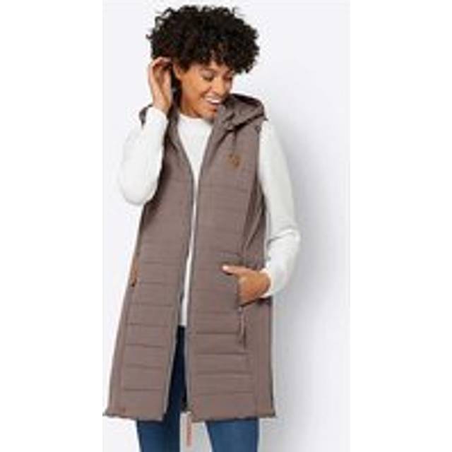 Witt Long Gilet - Taupe