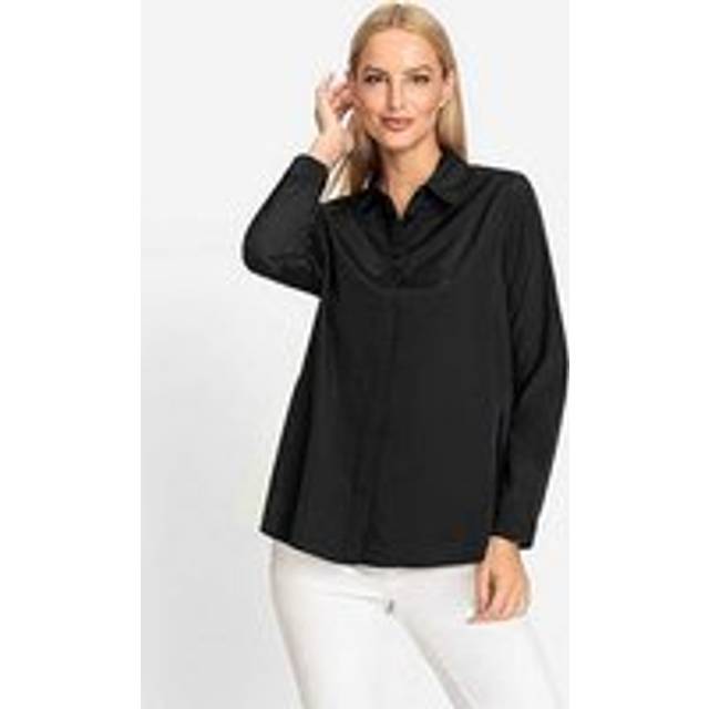 Heine Longline Blouse - Black