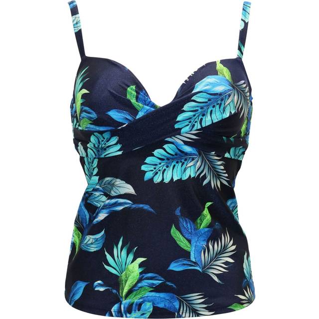 Pour Moi Womens Palermo Tankini Top - Beige - Size 32C
