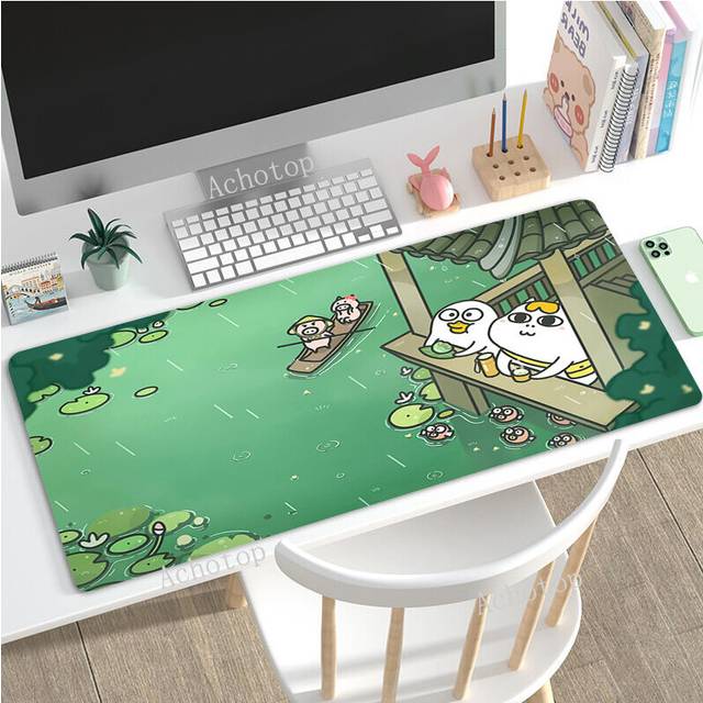 (a-CN0019 (42) 400x800x2mm) Kawaii Mat Mousepad Company Cute Cat Black Mause Pad Pink Carpet Deskmat 90x40 Mouse Pad Gamer Mechanical Keyboard Gaming
