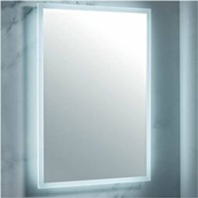 Plumb Warehouse Mosca 600mm x 800mm Led Mirror With Demister Pad And Shaver Socket Size: 600x800mm