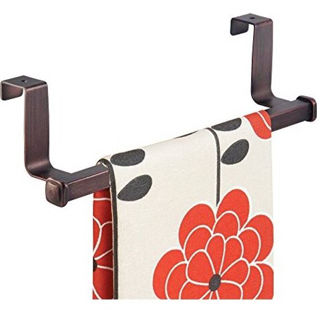 iDesign Marcel Over Cabinet Towel Bar, Bronze