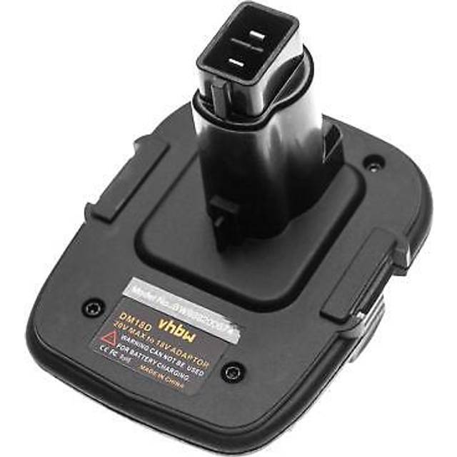 Vhbw - Battery Adapter compatible with Dewalt battery DC9096, DC9098, DC9099, DW9096 Tool/Battery - For 20 v Li-ion Batteries