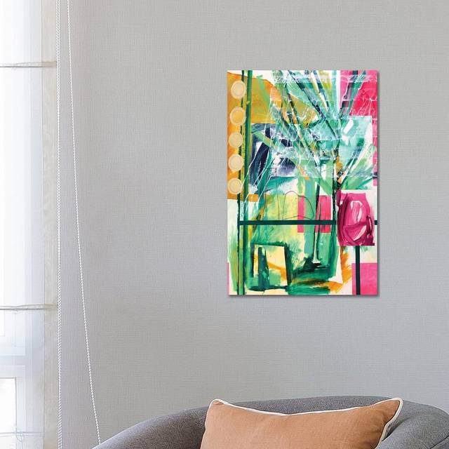 Windowsill II by Pamela Staker - Painting Print on Canvas - Wrapped Canvas (66.04 cm H x 45.72 cm W x 1.91 cm D)