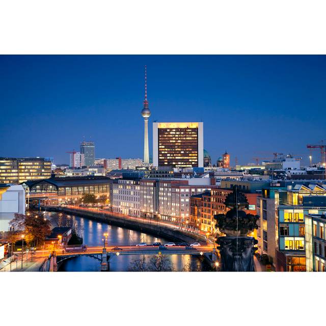 Berlin by Rudybalasko - Wrapped Canvas Photograph (30cm H x 46cm W)