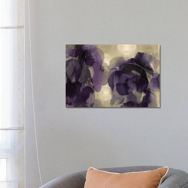 Cascade Amethyst Horizontal by Kristina Jett - Wrapped Canvas Painting (45.72cm H x 66.04cm W x 1.91cm D)