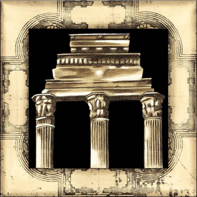 Small Architectural Schema III (P) by Ethan Harper - Wrapped Canvas Art Prints (122cm H x 122cm W x 3.8cm D)