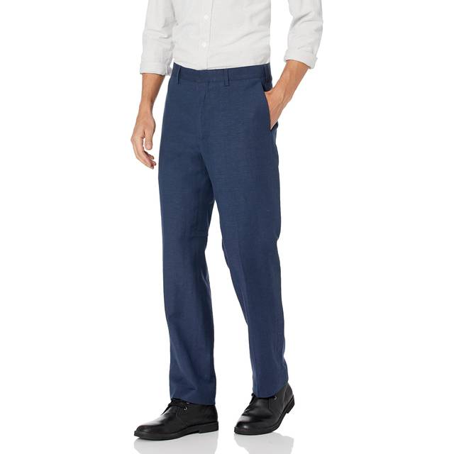 Cubavera Men's Flat Front Linen Blend Pant (Waist Size 30-54 Big & Tal