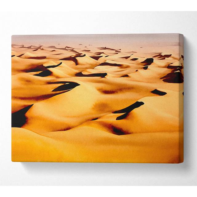 Desert Sand Dunes - Wrapped Canvas Art Prints - Multicolour (50.8cm H x 81.3cm W)