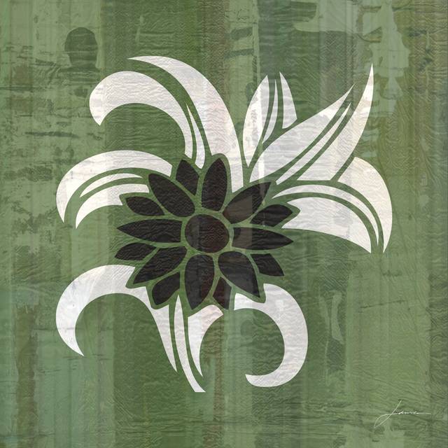 Glyphic Tiles III - Wrapped Canvas Art Prints (76cm H x 76cm W)