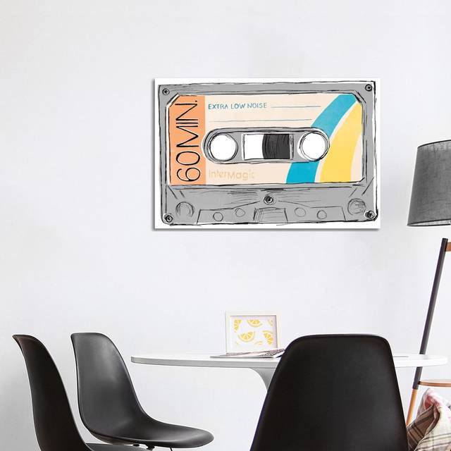 Mix Tape IV by - Wrapped Canvas (66.04cm H x 101.6cm W x 1.905cm D)