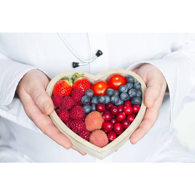 Healthy Diet Food - Wrapped Canvas Photograph (20cm H x 30cm W x 3.8cm D)