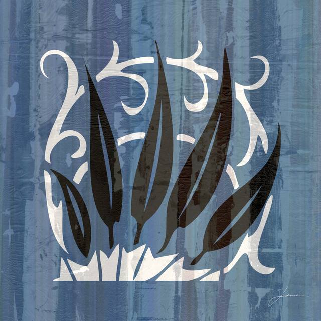 Glyphic Tiles IV - Wrapped Canvas Art Prints (51cm H x 51cm W)