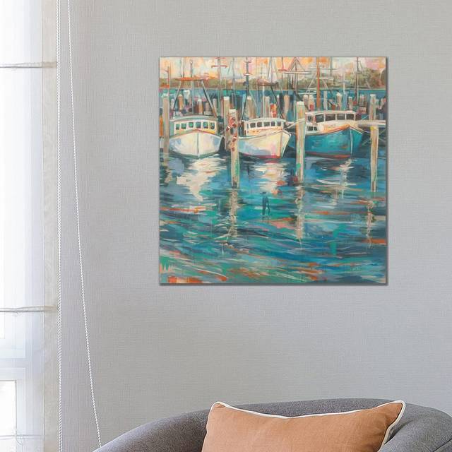 Trio Light by Jeanette Vertentes - Wrapped Canvas Painting (66.04 cm H x 66.04 cm W x 3.175 cm D)