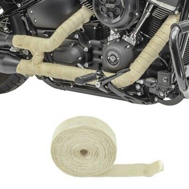 Auspuffband HB passend für Ducati Monster 1100 / Evo Hitzeschutzband Craftride - schwarz-schwarz