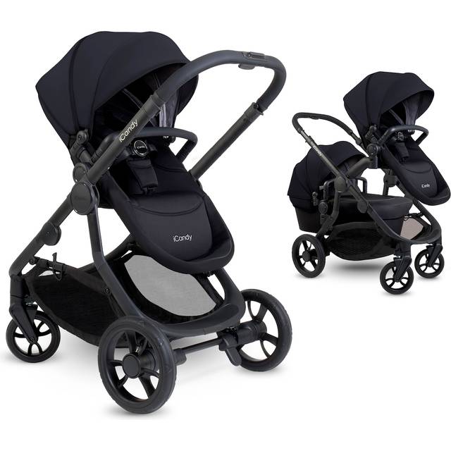 iCandy Orange 4 Pushchair Bundle - Black Edition, Black