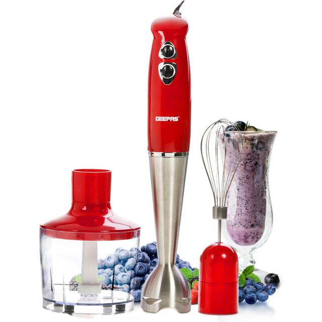 Geepas 400W Immersion Hand Blender 2 Speed Mini Food Processor