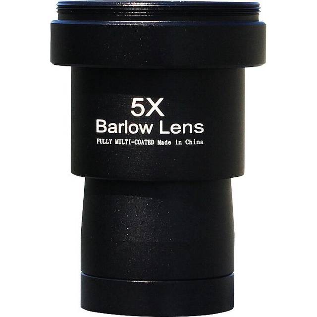 1.25 Inches 5X Barlow Lens Fully Metal Green Film with M42 Thread for Standard Telescope Eyepiece Astronomy