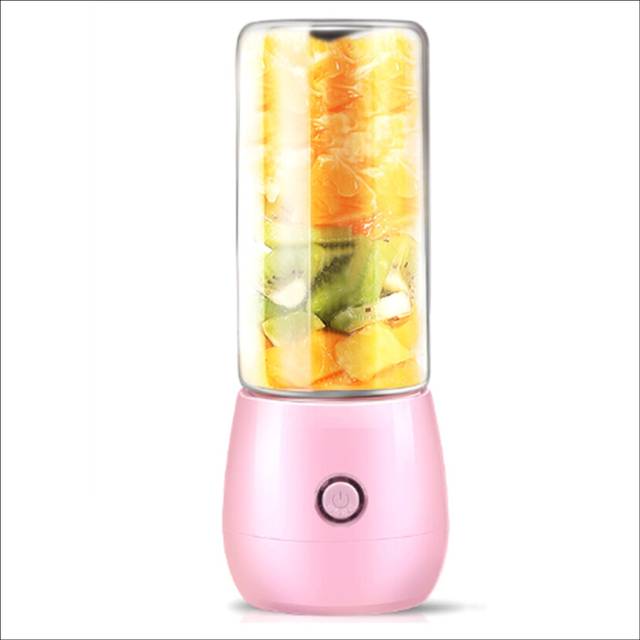 Tlily - Household Electric Juicer Portable usb Rechargeable Fruit Machine Juicing Cup White