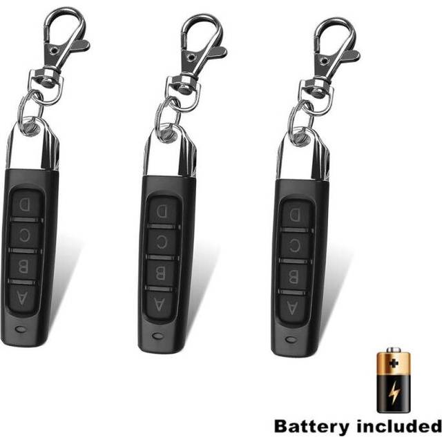 433MHZ Remote Control 4 Channe Garage Gate Door Opener Remote Control Clone Cloning Code Key Electric Door Remote Controller