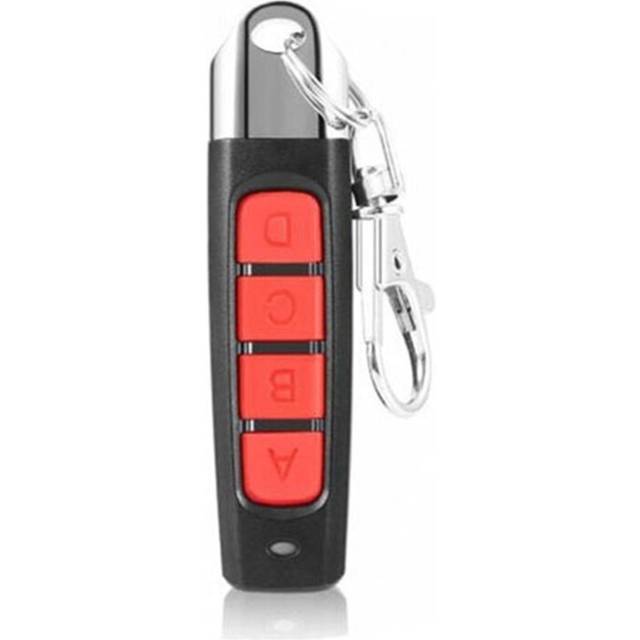 (Red ABCD Button) 433MHZ Remote Control Garage Gate Door Opener Remote Control Duplicator Clone Cloning Code Car Key