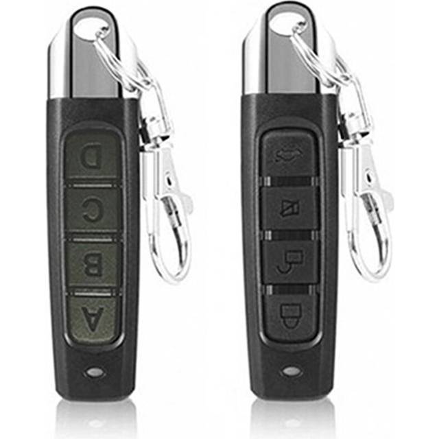 433MHz Copy Remote Control 4 Channel Electric Garage Gate Door Opener Fixed Code Duplicator Clone Car Key 12V Remote Control