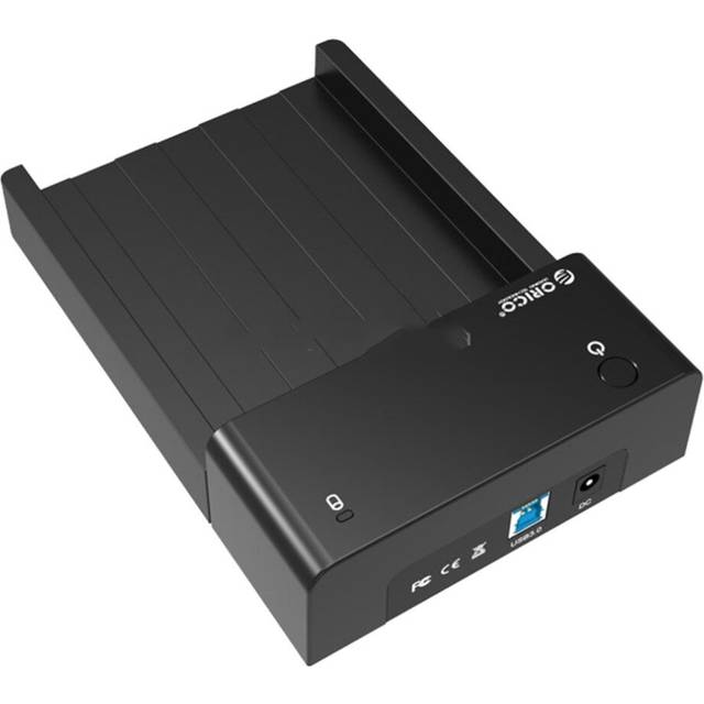 6518Us3 Usb 3.0 Type-B 2.5 / 3.5 Inch Tool Free Hdd Docking Station External Storage Enclosure Hard Disk Box(Black)