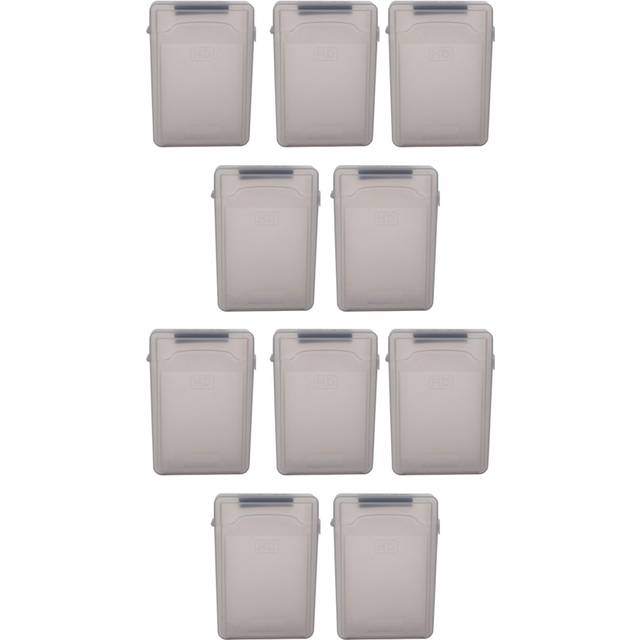 10pcs 3.5 inch IDE SATA HDD Hard Drive Disk Plastic Storage Box Case Enclosure