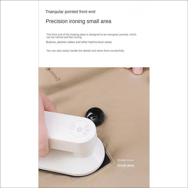 Mini Wireless Electric Iron for Clothes Portable Rechargeable Travel Dry Wet Handheld Hanging Ironing Machine
