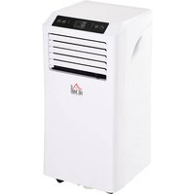 HOMCOM Mobile Air Conditioner W/ RC Cooling Sleeping Mode Portable White 1003W