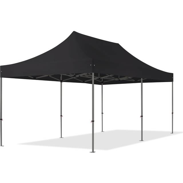 TOOLPORT 3x6m PES 750 Pop Up Gazebo PREMIUM Steel 40 mm, black - (600063)