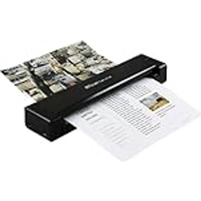 IRIScan Executive Mobile Scanner-dokumentskanner A4 8PPM Duplex Scanner – v4: PDF-redigerare, USB-driven, PDF-skanner, OCR, scan till ord, PDF, XLS, visitkort till Outlook, fotoskanner, Win