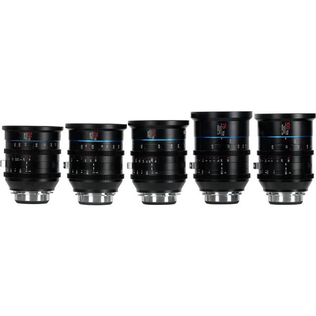 SIRUI Jupiter 24/35/50/75/100mm T2 Full-frame Macro 5 Lens Kit for PL mount