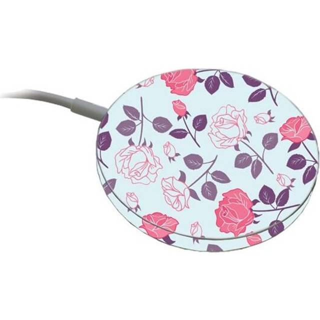 MightySkins APMACH-Vintage Floral Skin Compatible with Apple MagSafe Charger - Vintage Floral