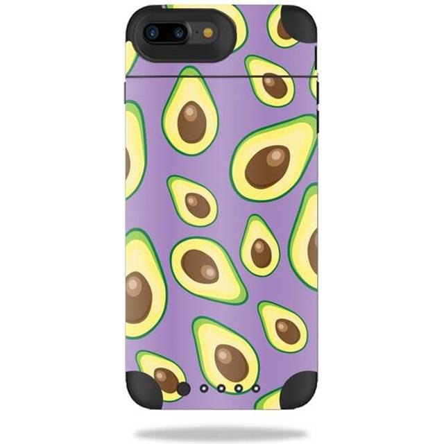 MightySkins MJAIRIP7PL-Purple Avocados Skin for Mophie Juice Pack Air iPhone 7 Plus Case Wrap Cover Sticker - Purple Avocados