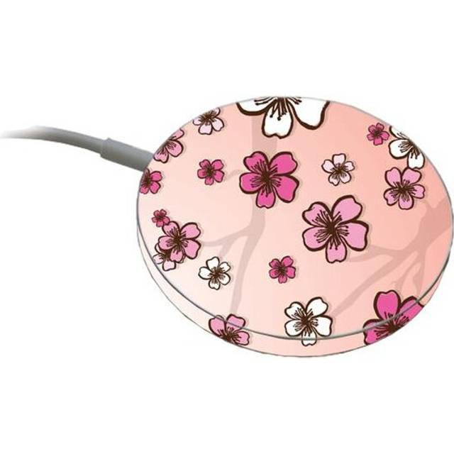 MightySkins APMACH-Cherry Blossom Skin Compatible with Apple MagSafe Charger - Cherry Blossom