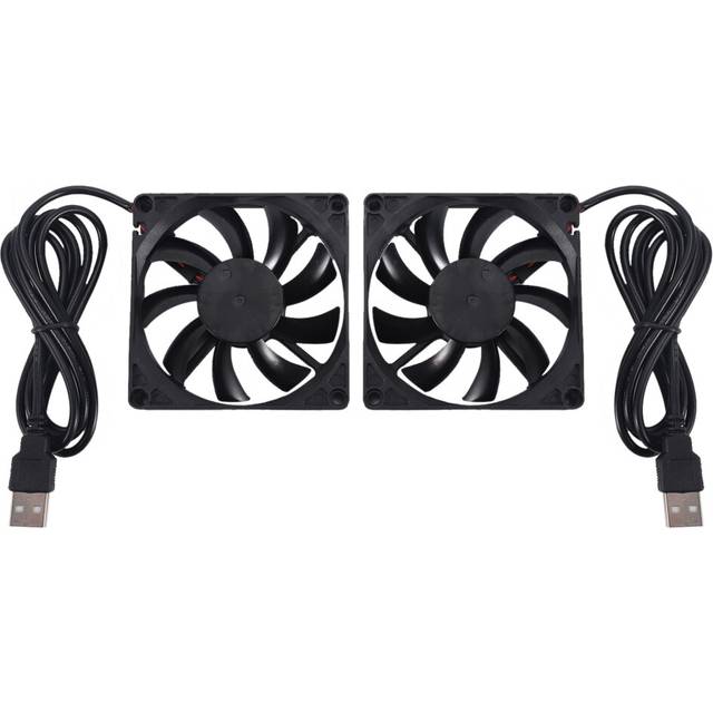 80mm 5V USB Fan 80mm 8cm 8015 Brushless DC Cooling Fan PC Cooler 2Pcs