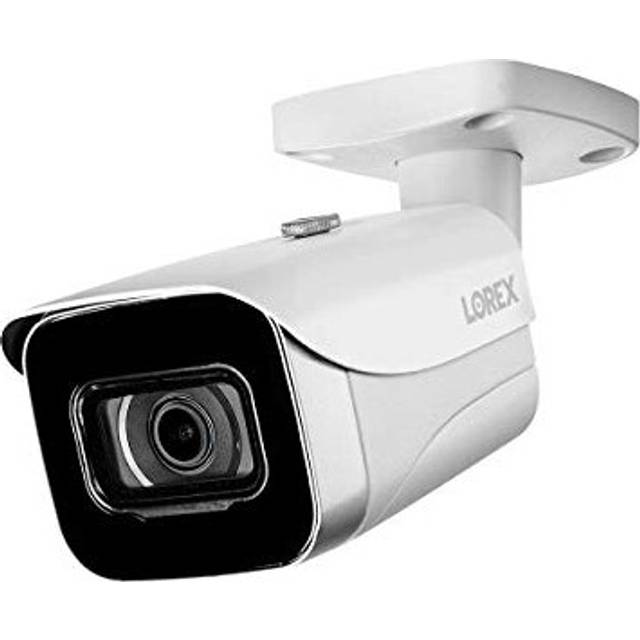 Lorex 8MP White Bullet Basic IP Camera - No Subscription HD Video Surveillance System for Home Security - Weatherproof Outdoor Camera with Night