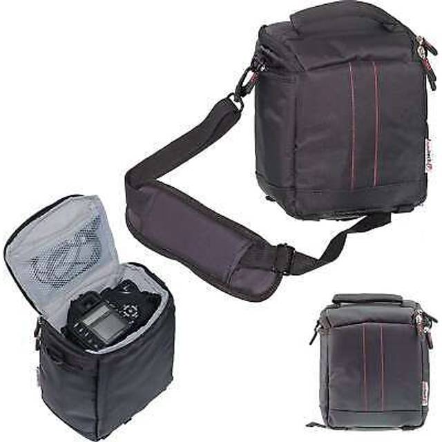 Navitech black camera bag for panasonic lumix dc-fz10002eb bridge camera