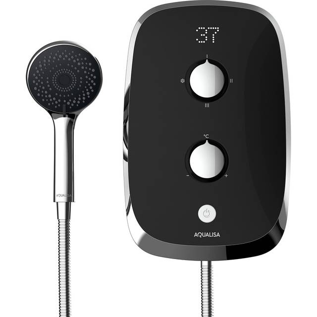 10.5kW Aqualisa eMOTION Black Electric Shower